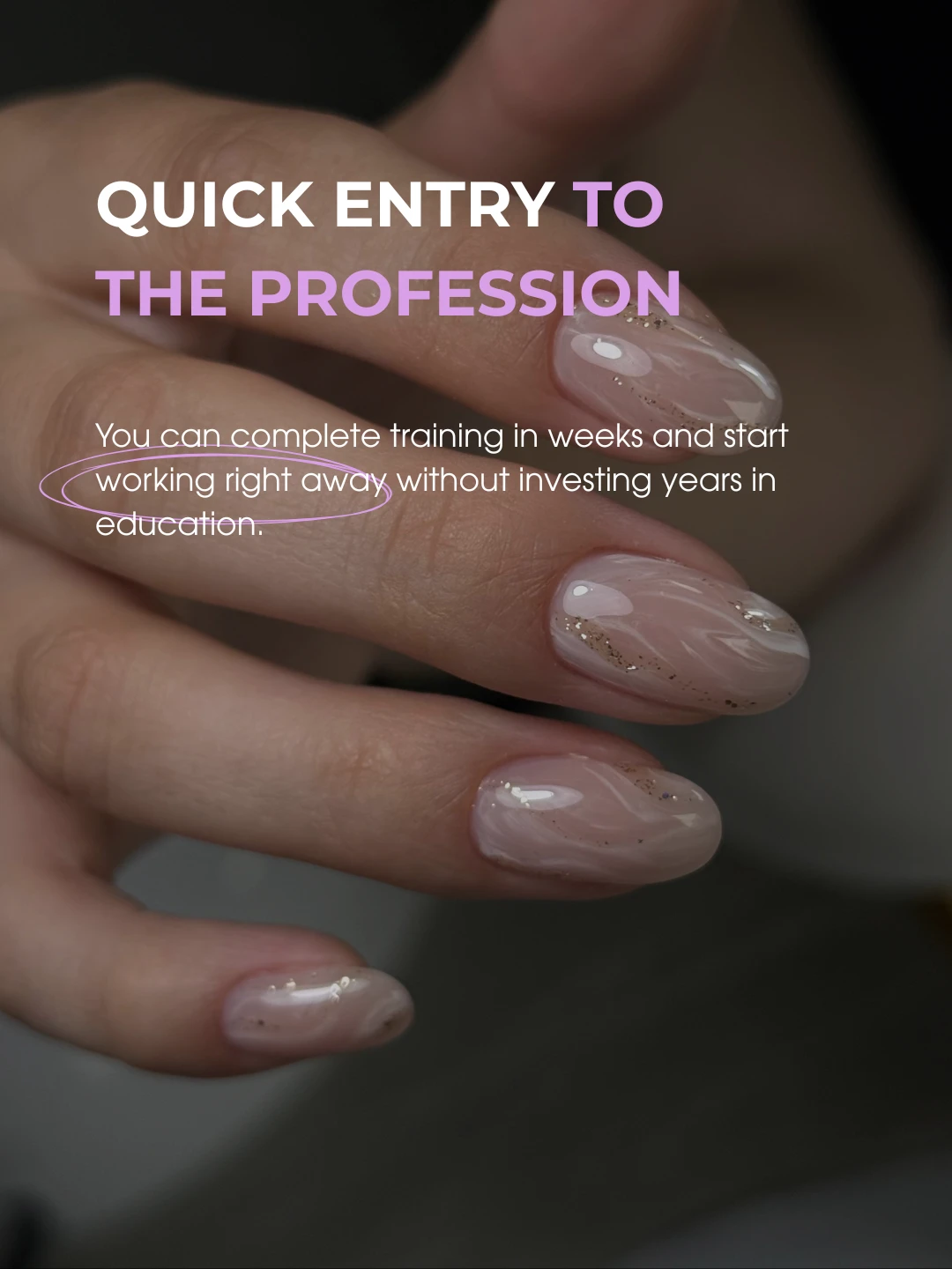 Quick entry to the profession